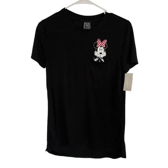 Modern Lux women's size small mini mouse black short sleeve crewneck t-shirt - Picture 6 of 10